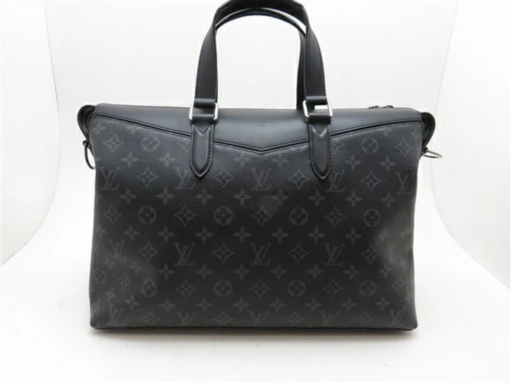LOUIS VUITTON Business Bag Briefcase Explorer Monogram Eclipse Black